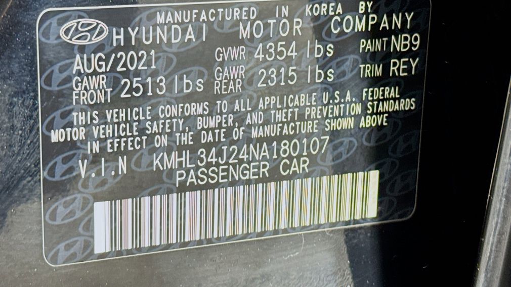 2022 Hyundai Sonata Limited #33