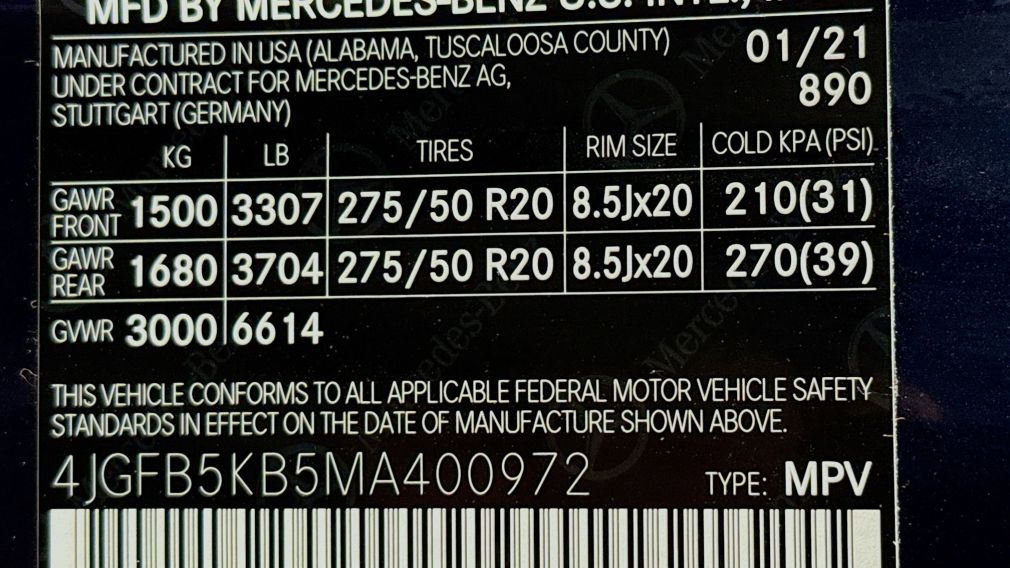 2021 Mercedes Benz GLE GLE 450 #33