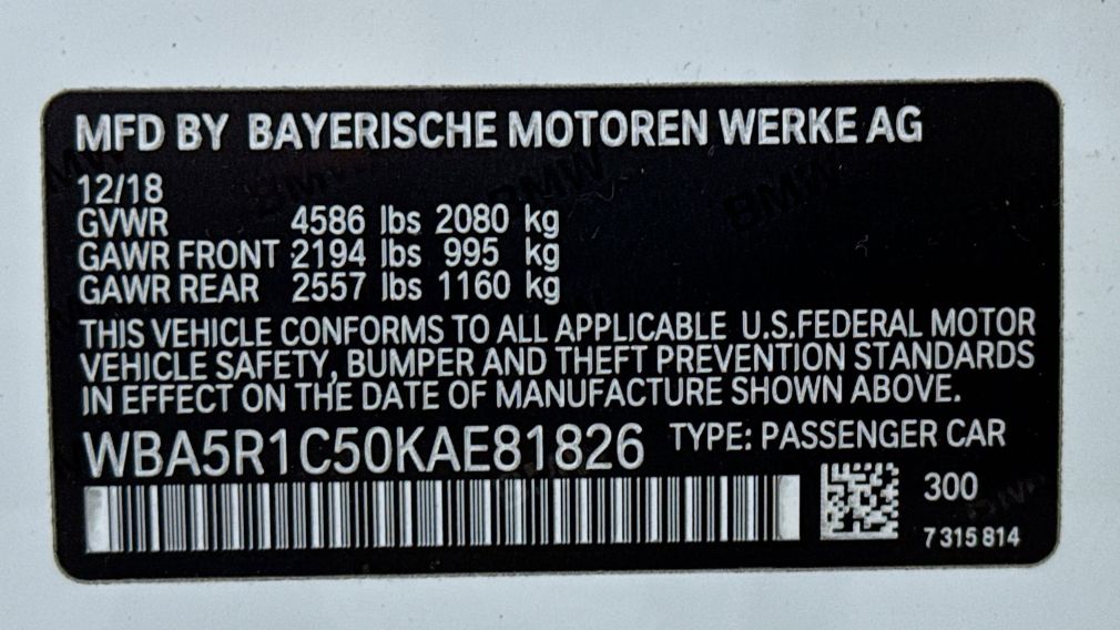 2019 BMW 3 Series 330i #33