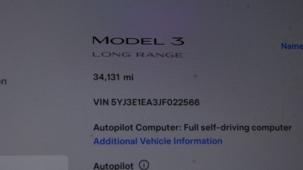 2018 Tesla Model 3 Long Range Battery #12