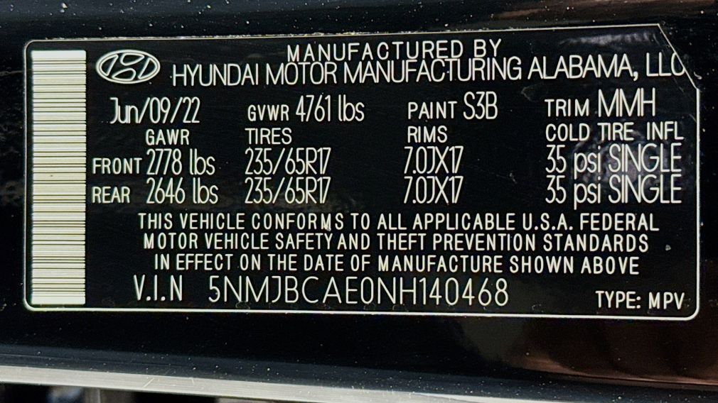 2022 Hyundai Tucson SEL #33