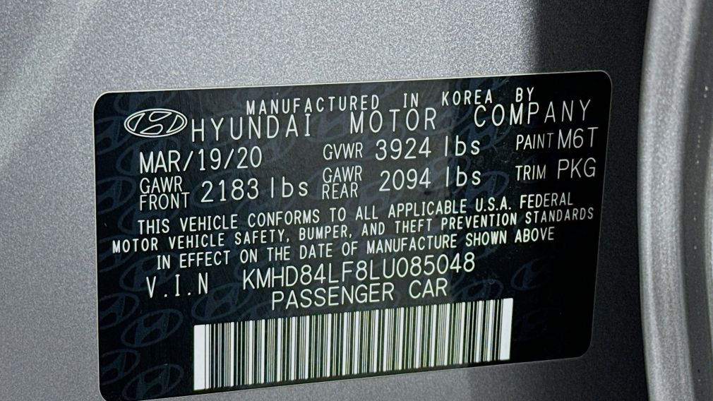 2020 Hyundai Elantra SEL #32