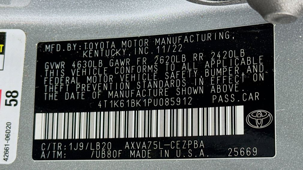 2023 Toyota Camry XSE #33