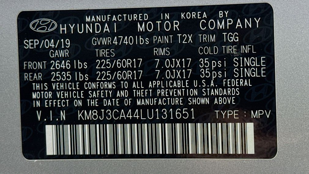 2020 Hyundai Tucson Value #33