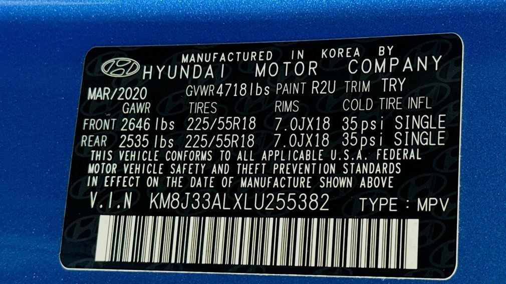 2020 Hyundai Tucson Limited #33