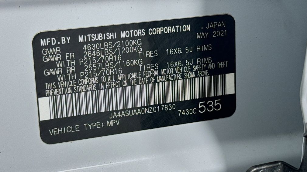2022 Mitsubishi Eclipse Cross ES #32