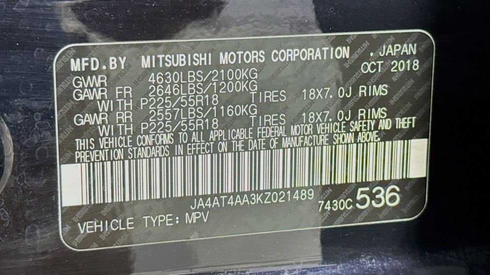 2019 Mitsubishi Eclipse Cross LE #32